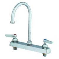 Krowne 15-501L Deck Mount Faucet - 6" Gooseneck Spout, 8" Centers thumbnail 2