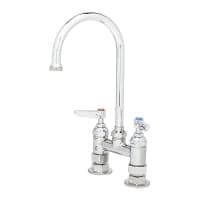 Krowne 15-801L Deck Mount Faucet - 6" Gooseneck Spout, 8" Centers thumbnail 2