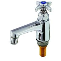 Krowne 16-152L Deck Mount Steam Table Faucet - 4 1/4" Swing Spout, Single Hole thumbnail 2
