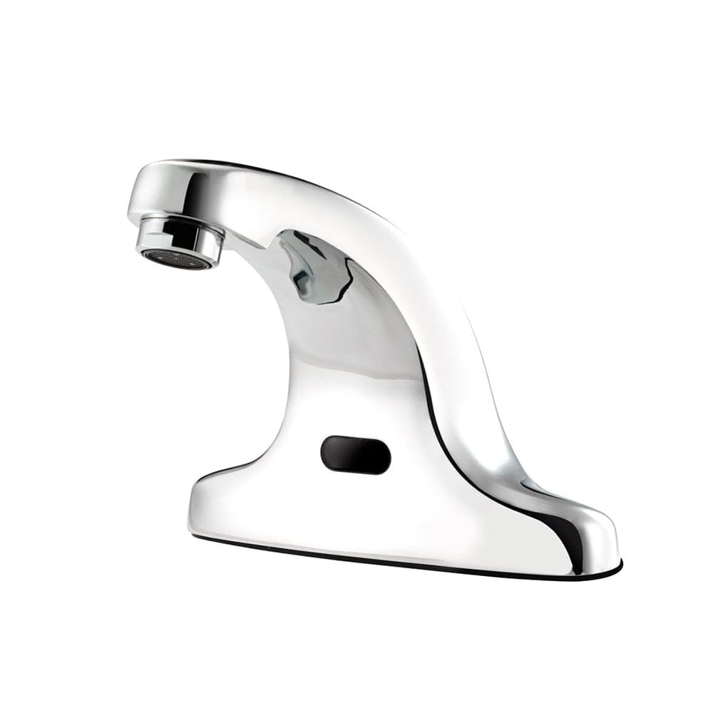 Krowne 16-197 Deck Mount Electronic Faucet - 4" Centers, Fixed Spout, Battery Operated
