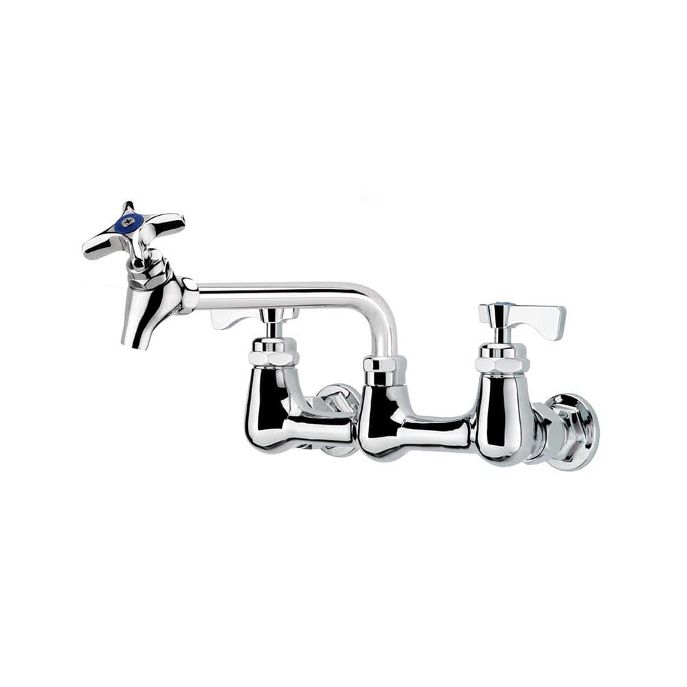 Krowne 16-250L Splash Mount Pot Filler Faucet w/ 6" Swing Nozzle