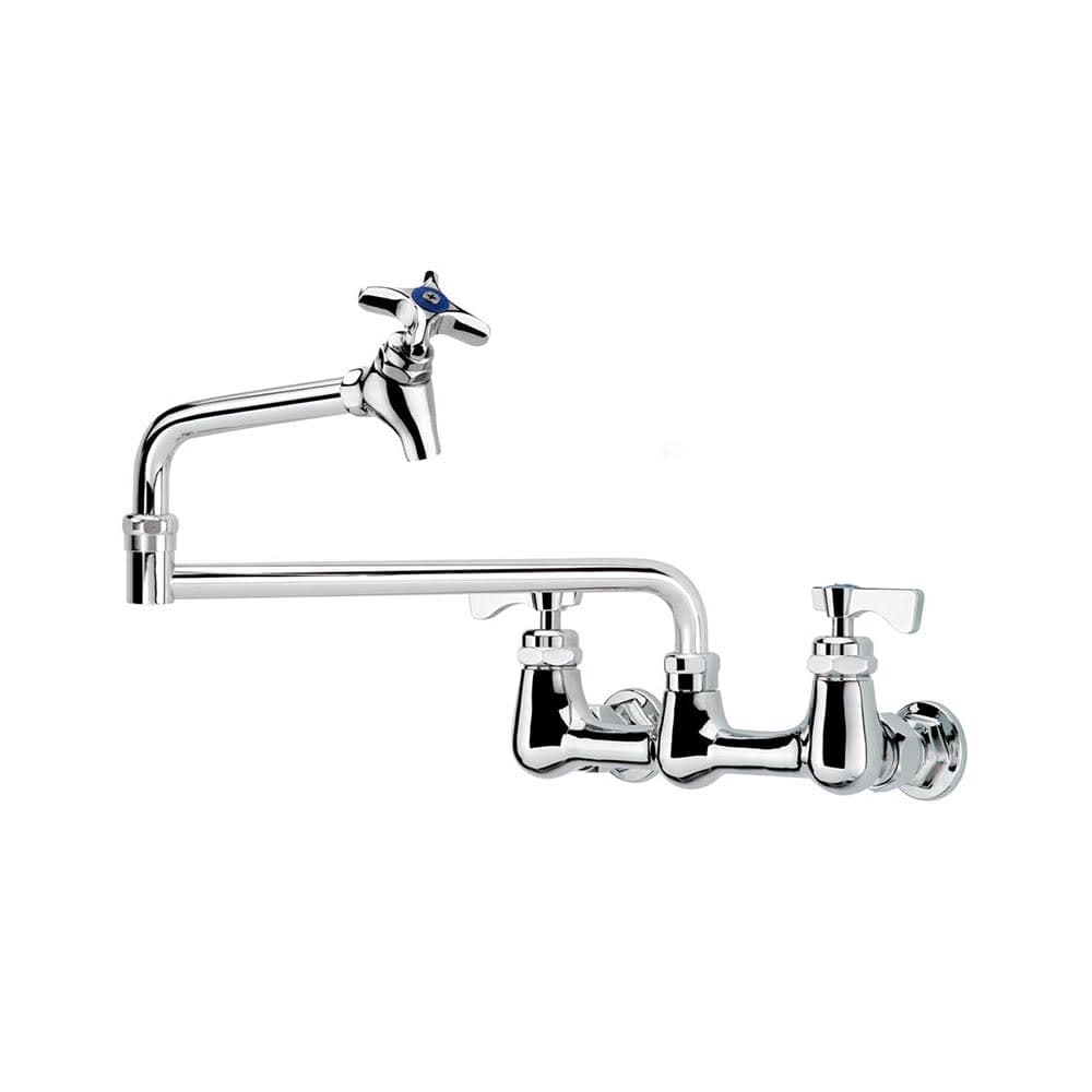 Krowne 16-252L Splash Mount Pot Filler Faucet w/ 18" Swing Nozzle