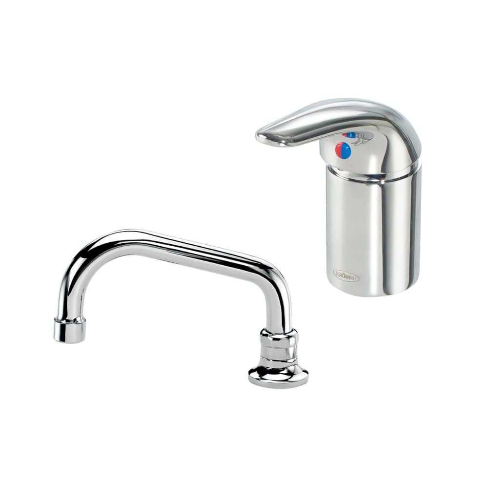 Krowne 16-331L Deck Mount Faucet w/Remote Spout & Single Hole