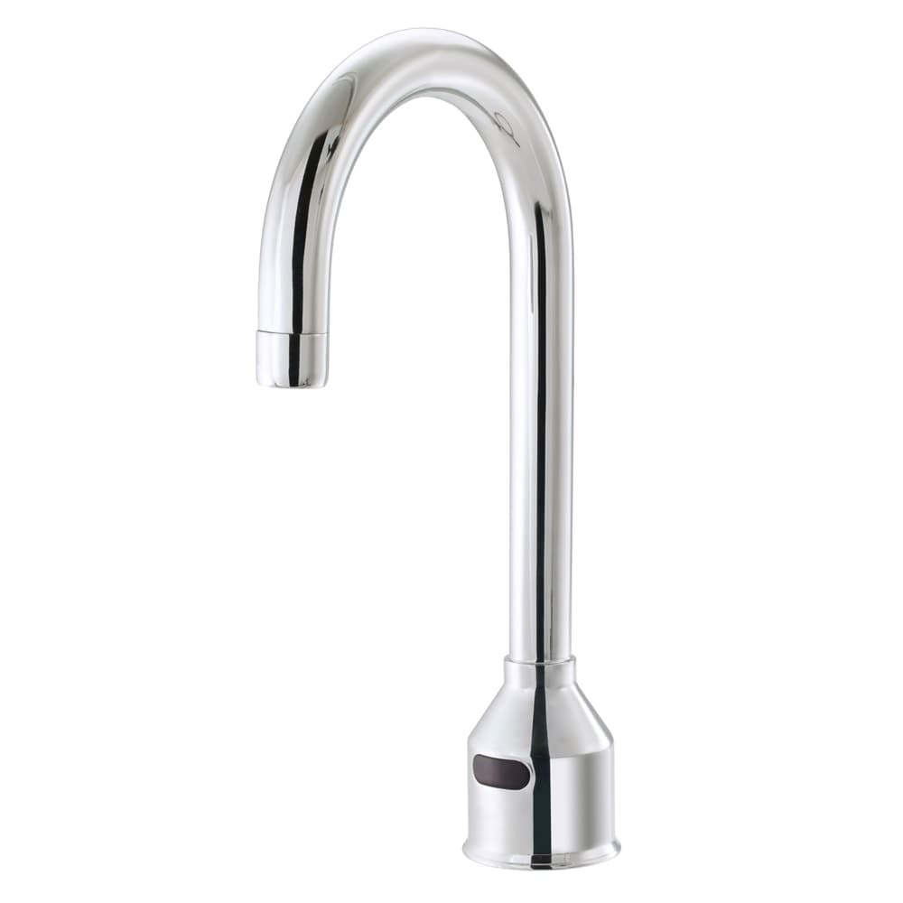 Krowne 16-650 Deck Mount Electronic Faucet - Single Hole, Gooseneck Spout, Battery Operated