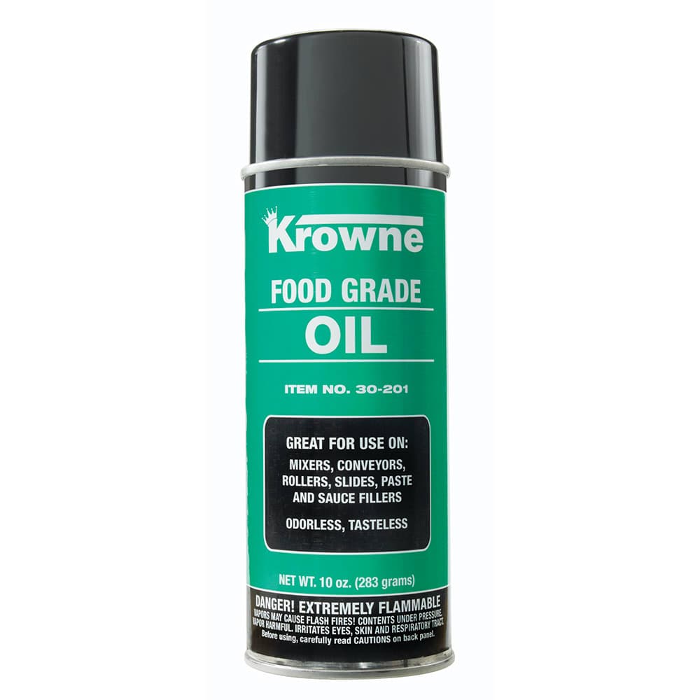 Krowne 30-201 Food Grade Oil for Mixers, Conveyors, Rollers & Slides, Non-Silicone
