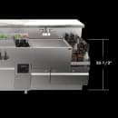 Krowne AL24-AL122-R 122" Alchemy Series Cocktail Station w/ Trash Chute, Dump Sink, Tool Caddy, Liquor Display & Ice Bin thumbnail 4