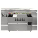 Krowne AL24-LAB48-R 48" Alchemy Series Mise-En-Place Cocktail Station w/ (2) 31 lb Ice Bins, Stainless Steel thumbnail 2