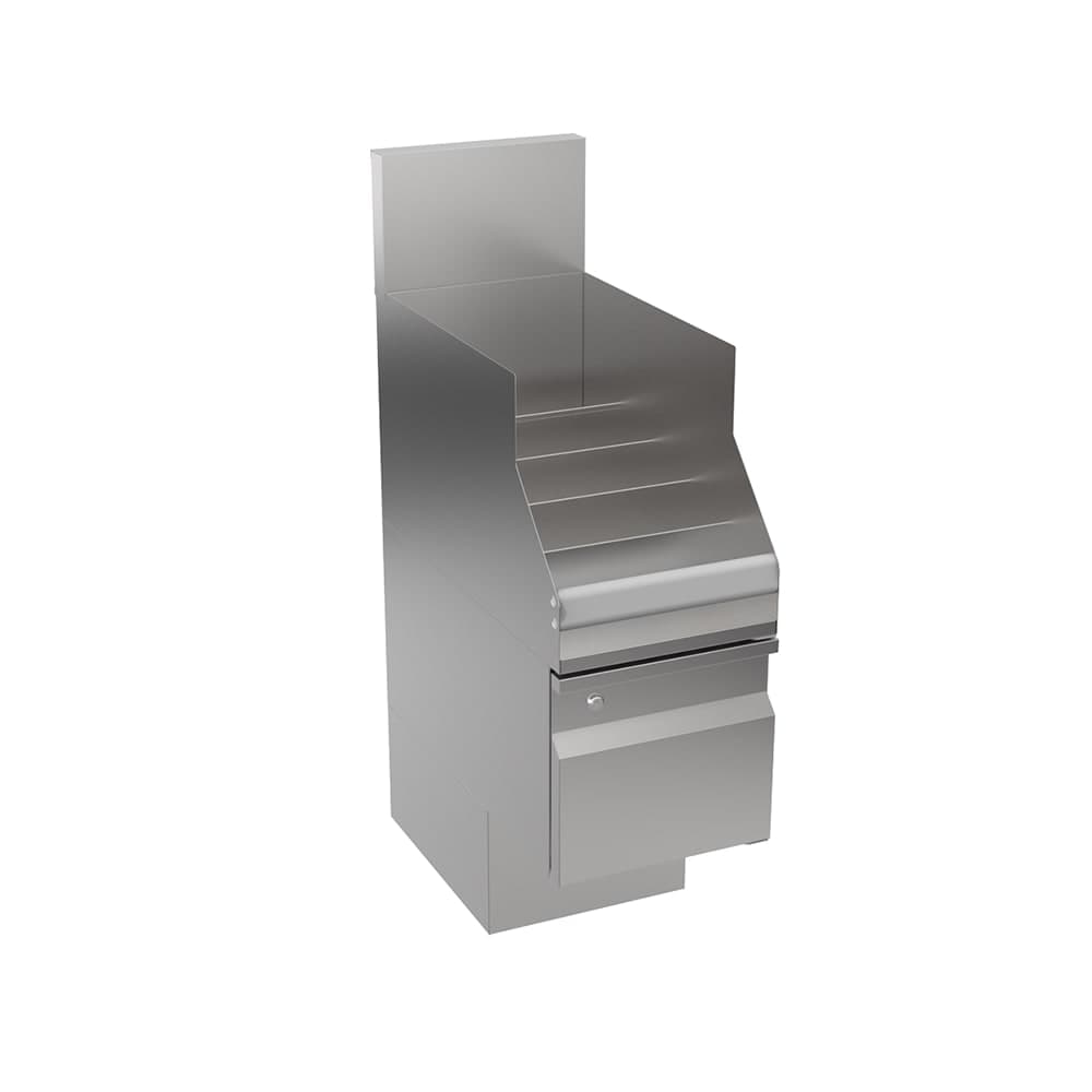 Krowne AL24-ML12 12" Alchemy Series 5-Step Raised Liquor Display w/ 15 Bottle Capacity