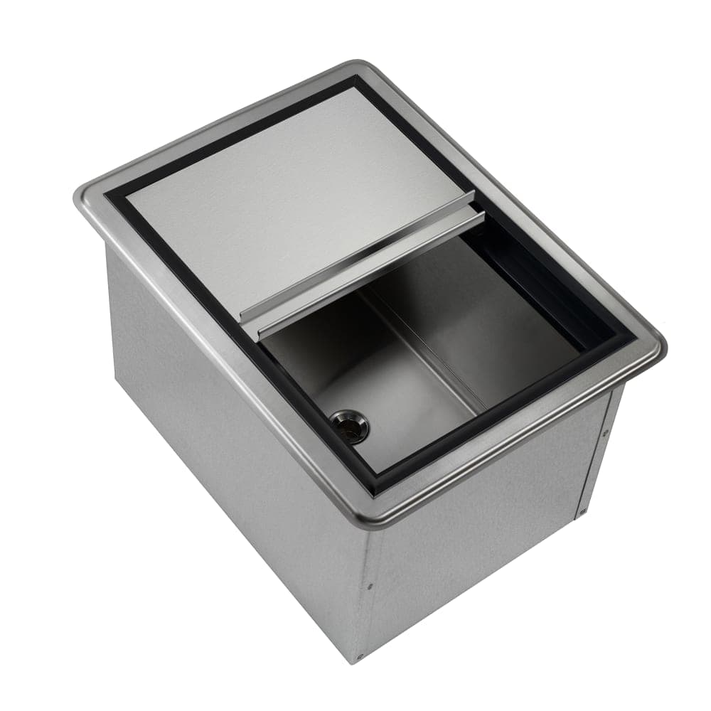 Krowne D278 20" x 15" Drop In Ice Bin w/ 50 lb Capacity - Insulated, Stainless