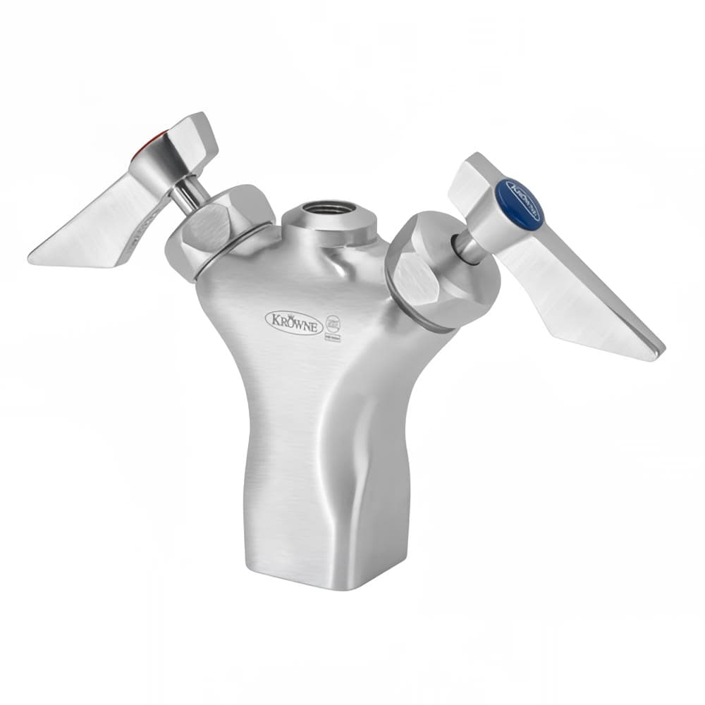 Krowne DX-201 Deck Mount Pre Rinse Base w/ Single Hole - 1/2" NPT Male Inlet