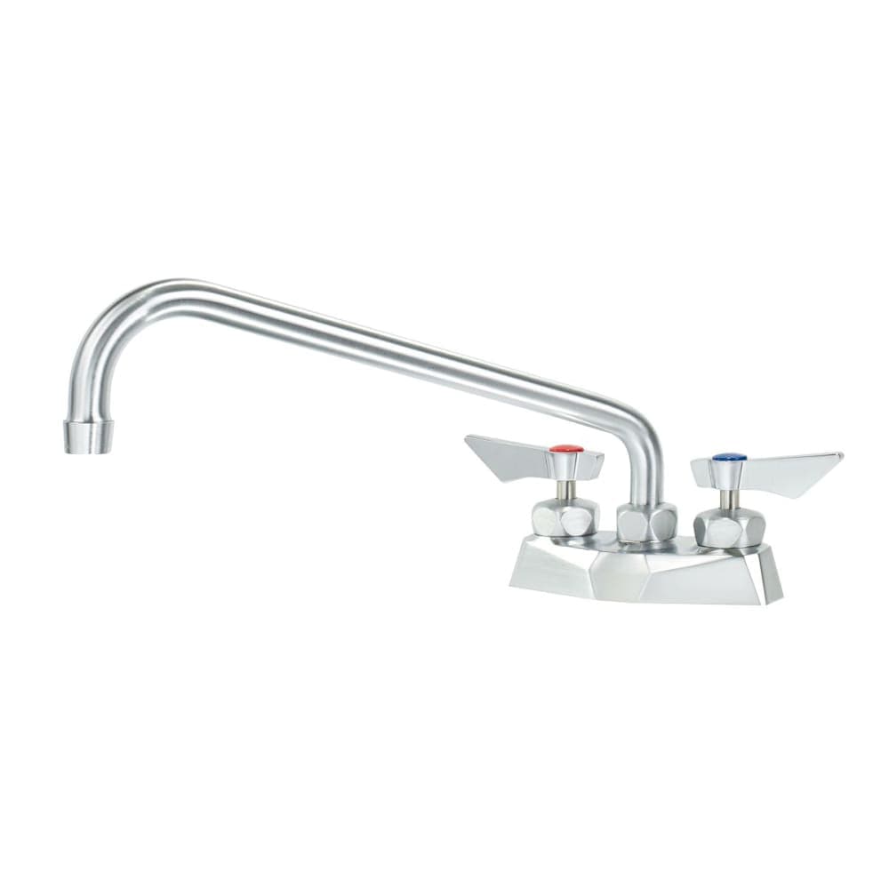 Krowne DX-312 Deck Mount Faucet w/ 12" Swing Spout - 4" Centers