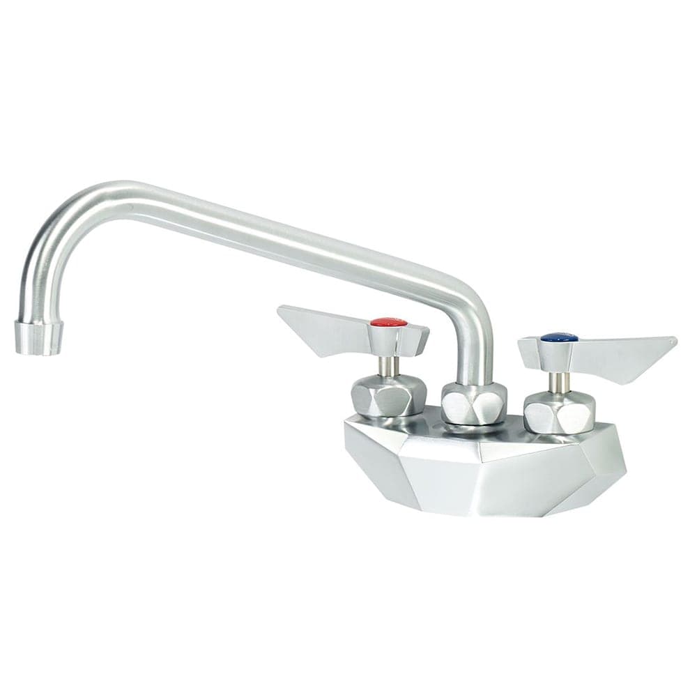 Krowne DX-410 Wall Mount Faucet w/ 10" Swing Spout - 4" Centers