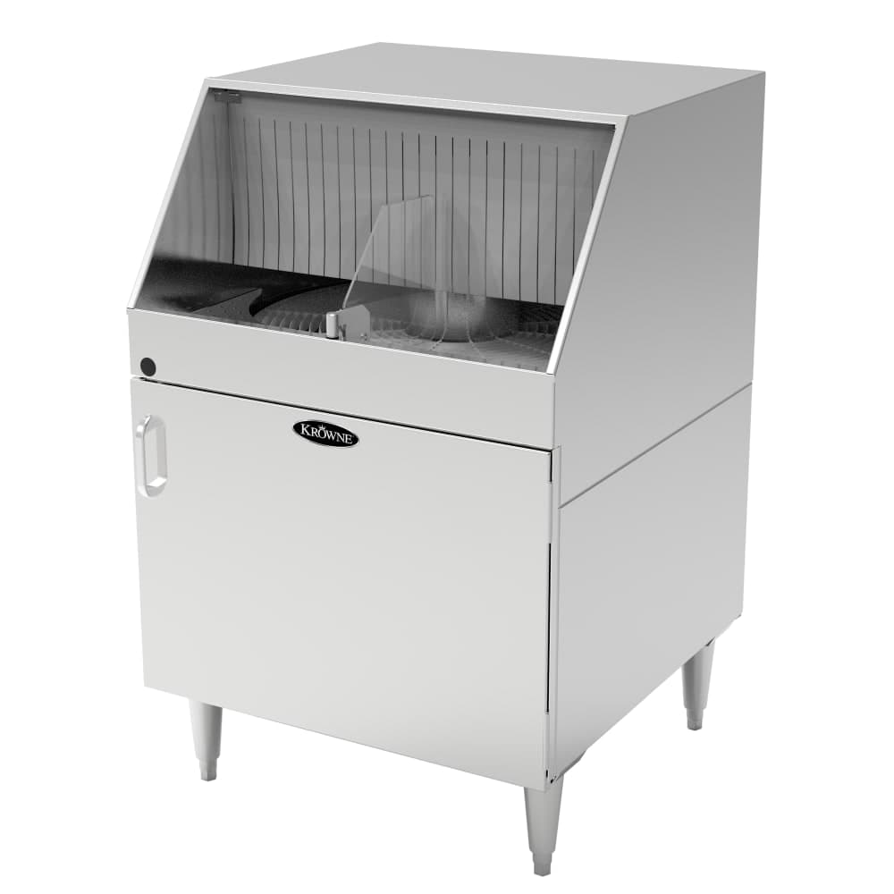 Krowne GWR-24 Low Temp Rotary Undercounter Glass Washer w/ 1200 Glasses/hr Capacity, 208-230v/1ph