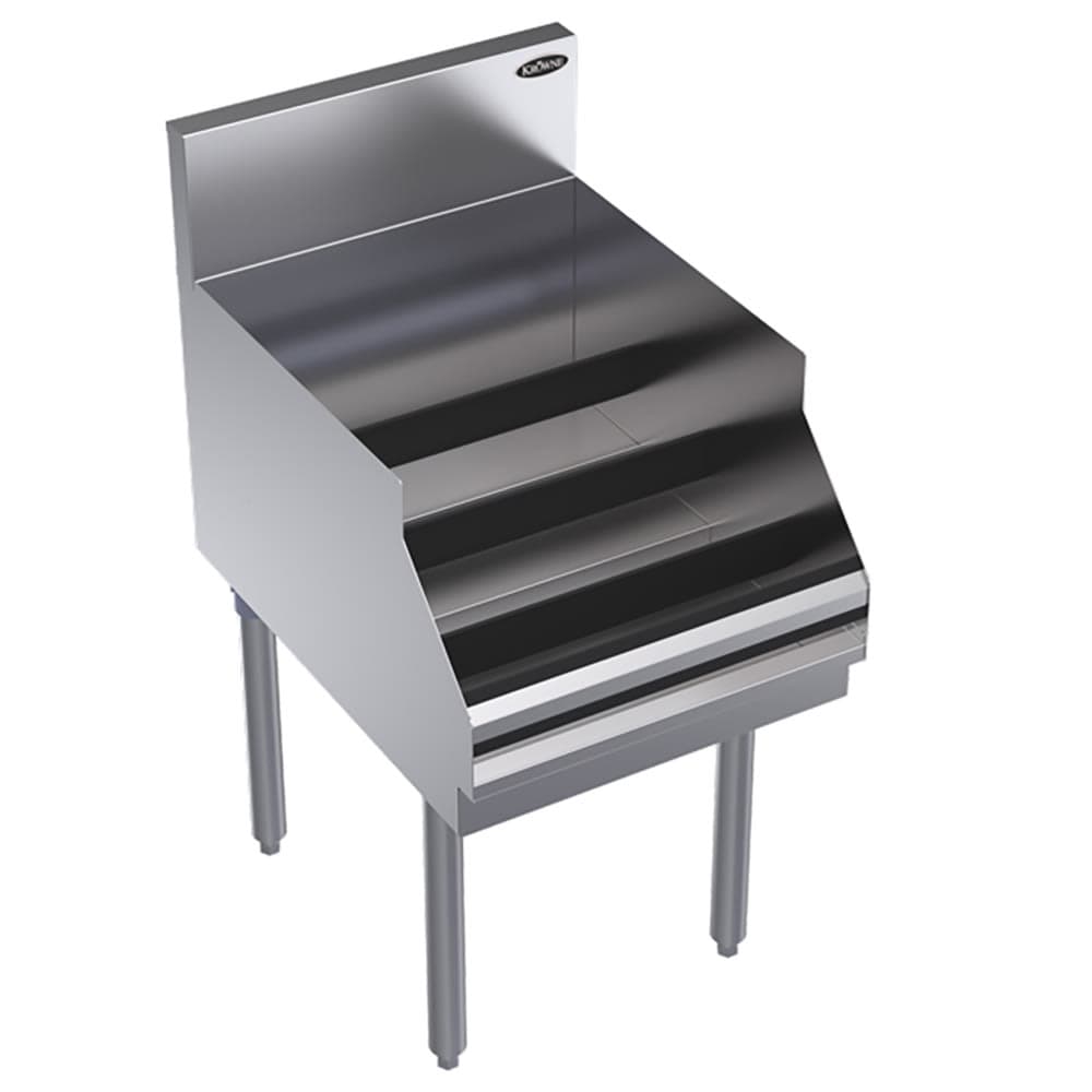 Krowne KR24-18RD Raised Liquor Display Unit - 6 1/2" Back Splash, 18" x 24"