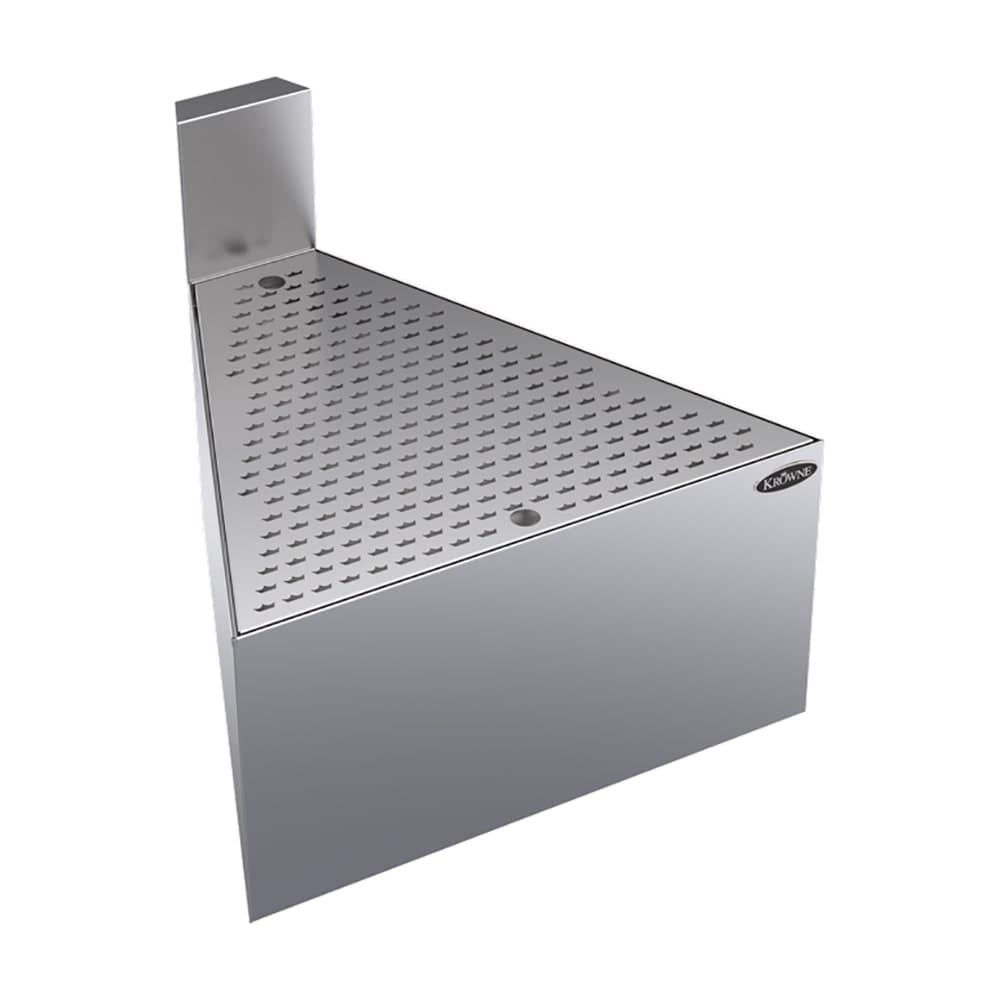 Krowne KR24-DF45 24" Front Angle - 45 Degree, 6 1/2" Back Splash w/ Straight Corner