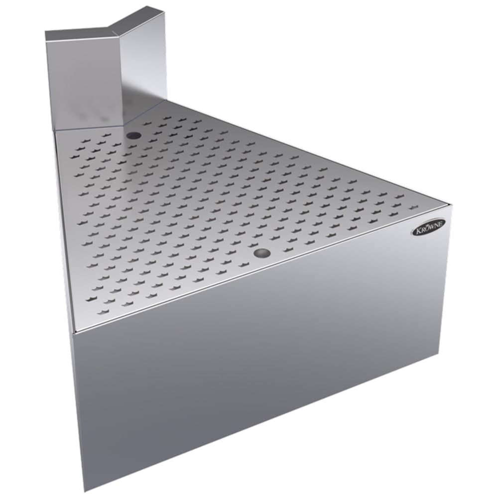Krowne KR24-DFC45 24" Front Angle - 45 Degree, 6 1/2" Back Splash w/ Angled Corner