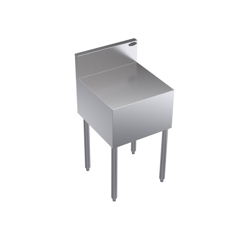 Krowne KR19-RS18 18"W Cash Register Stand w/ Stainless Top, 30"H