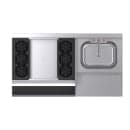 Krowne KR24-W42L-10 42" Royal 1800 Series Cocktail Station w/ 74 lb Ice Bin, Stainless Steel thumbnail 2