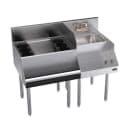 Krowne KR24-W42L-10 42" Royal 1800 Series Cocktail Station w/ 74 lb Ice Bin, Stainless Steel thumbnail 3