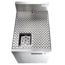 Krowne KR24-MF18 18" Glass Froster Drainboard Cabinet - 6 1/2" Backsplash, Stainless Steel thumbnail 2