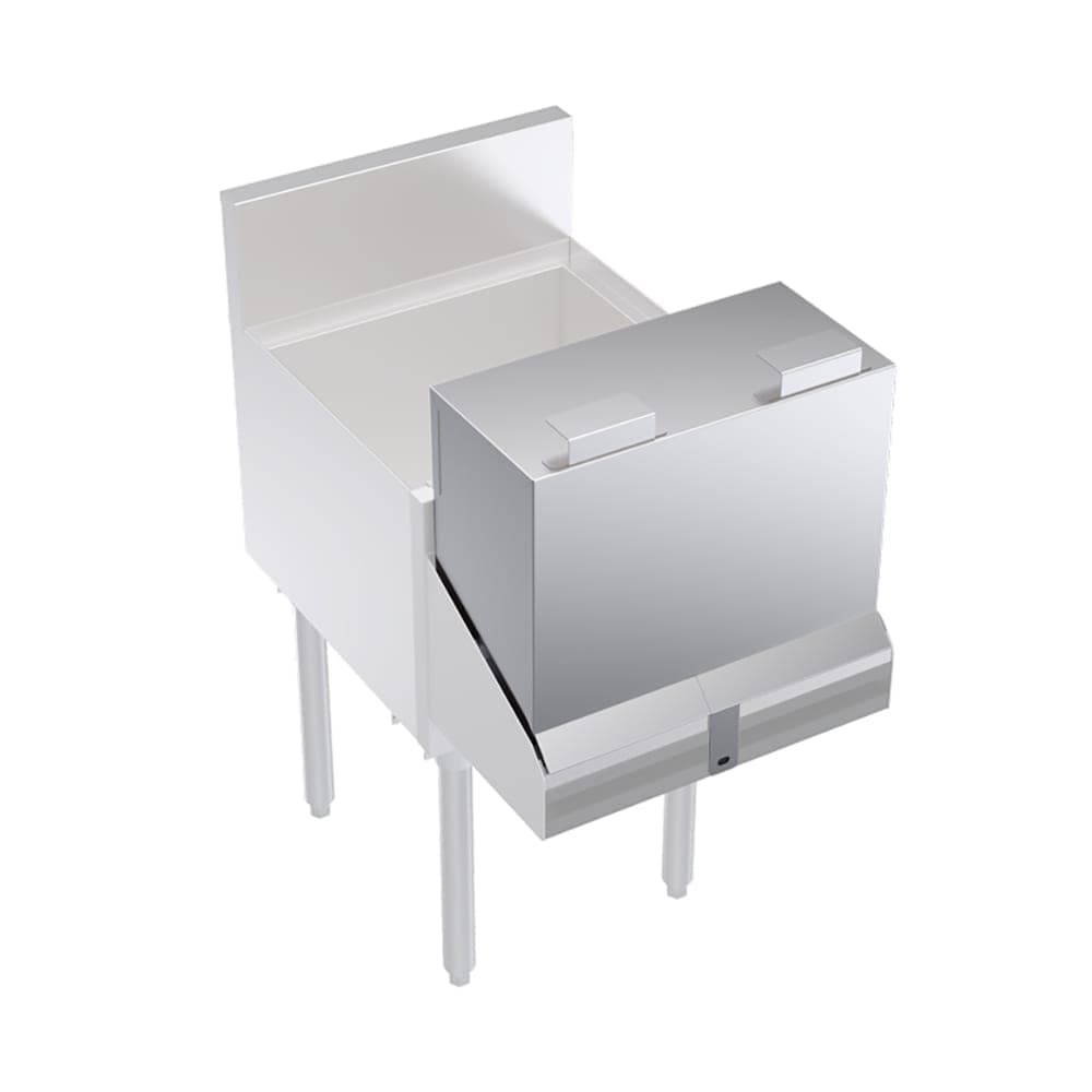 Krowne KR-DC18 18" L Locking Cover for Double Speed Rail, Stainless