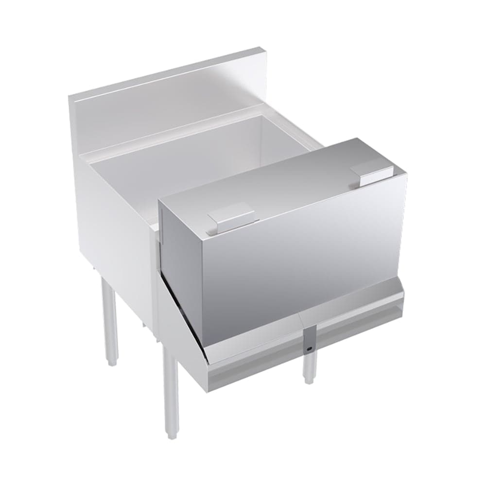 Krowne KR-DC24 24" L Locking Cover for Double Speed Rail, Stainless