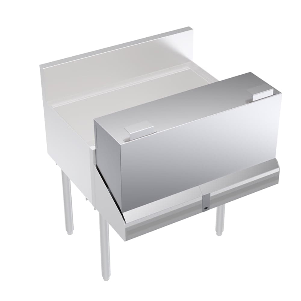 Krowne KR-DC30 30" L Locking Cover for Double Speed Rail, Stainless