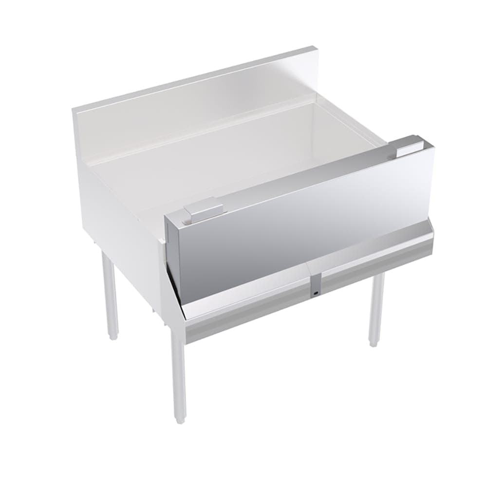 Krowne KR-SC36 36" Locking Cover for Single Speed Rail, Stainless