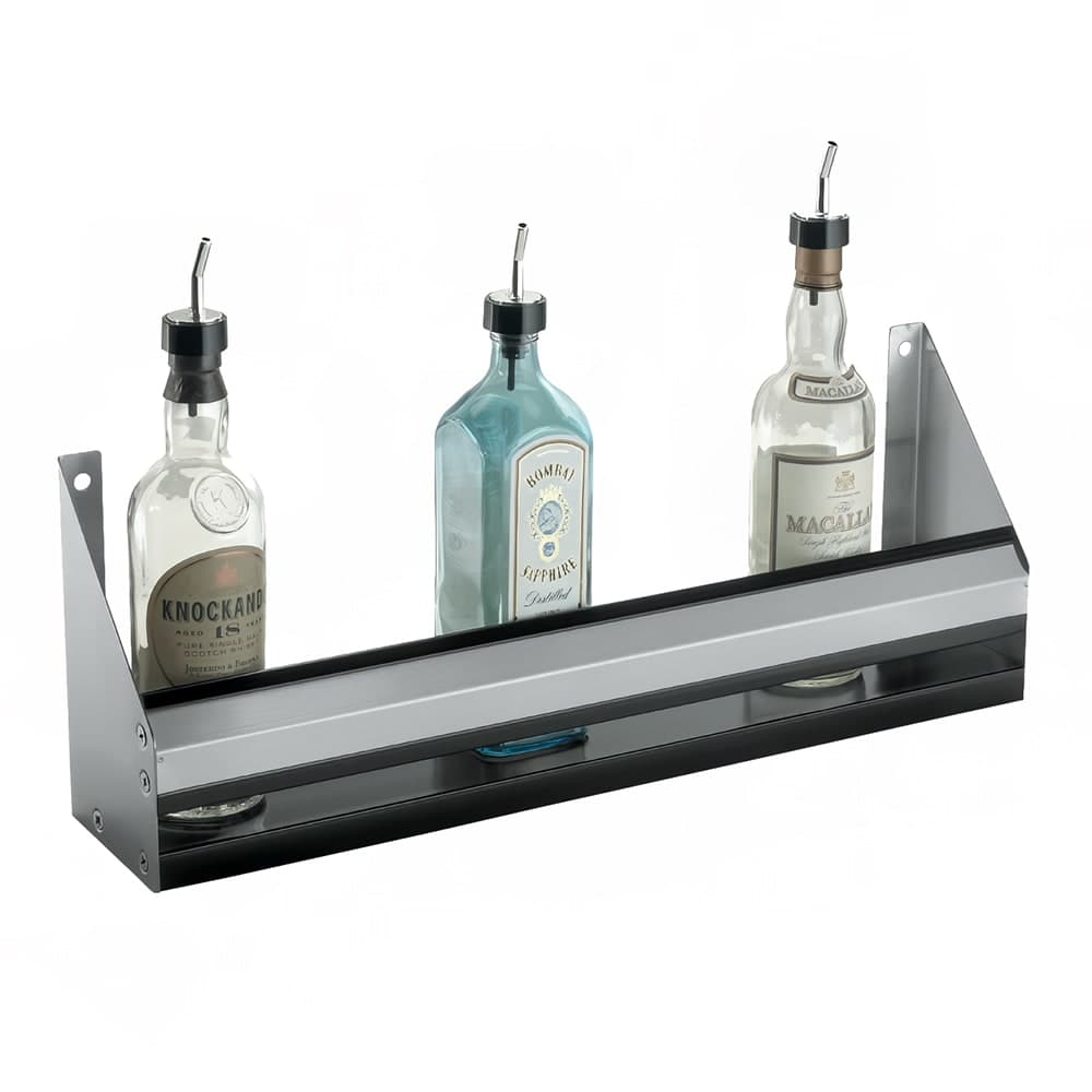 Krowne RS-78 78" L Single Speed Rail w/ Sound Deadened Bottom, Stainless