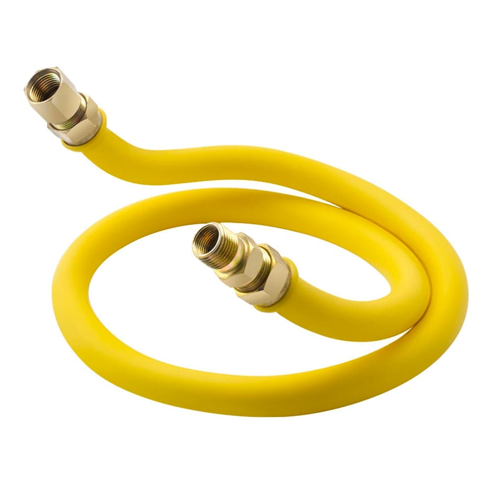 Krowne S7548B 48" Stationary Gas Connector Hose w/ 3/4" Female/Male Couplings