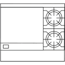 American Range AR-24G-2B-C 36" 2 Burner Gas Range w/ Griddle & Convection Oven, Liquid Propane thumbnail 2