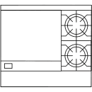 American Range AR-24G-2B 36" 2 Burner Gas Range w/ Griddle & Standard Oven, Natural Gas thumbnail 2