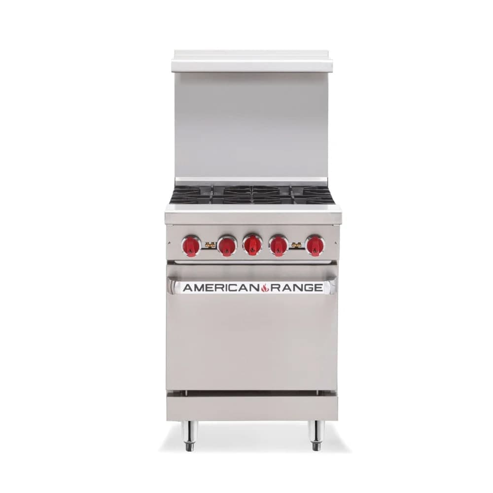 American Range AR-2RB-SB 24" Gas Range w/ Charbroiler & Storage Base, Liquid Propane