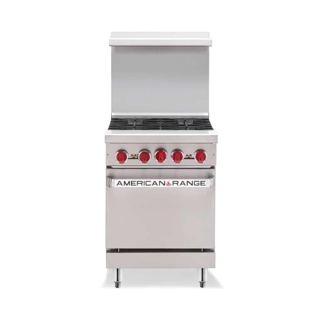 American Range AR-2RB-SB 24" Gas Range w/ Charbroiler & Storage Base, Natural Gas
