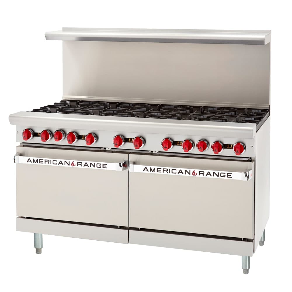American Range AR-48G-2B-CC 60" 2 Burner Gas Range w/ Griddle & (2) Convection Ovens, Liquid Propane