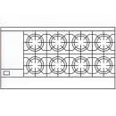 American Range AR-8B-24RG-CC 60" 8 Burner Gas Range w/ Griddle/Broiler & (2) Convection Ovens, Liquid Propane thumbnail 2