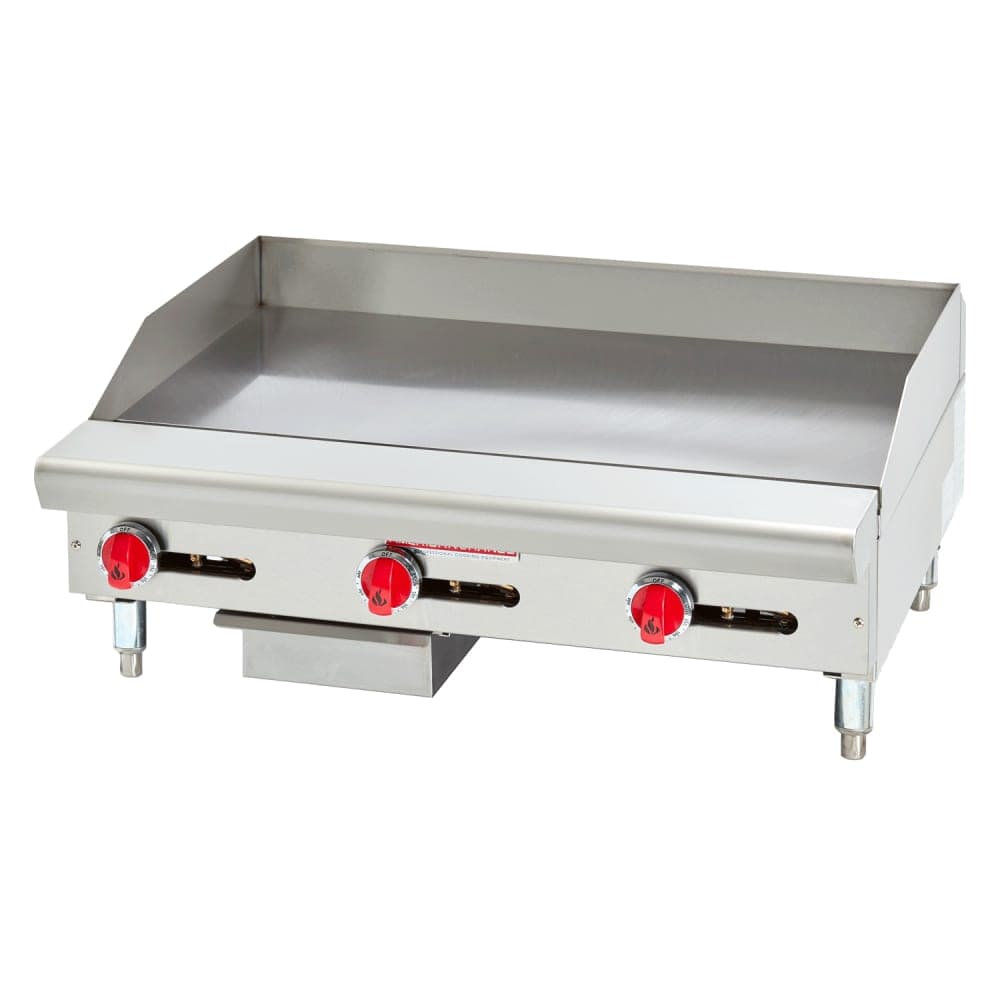 American Range ARSMG-36 36" Gas Griddle w/ Manual Controls - 1" Steel Plate, Natural Gas