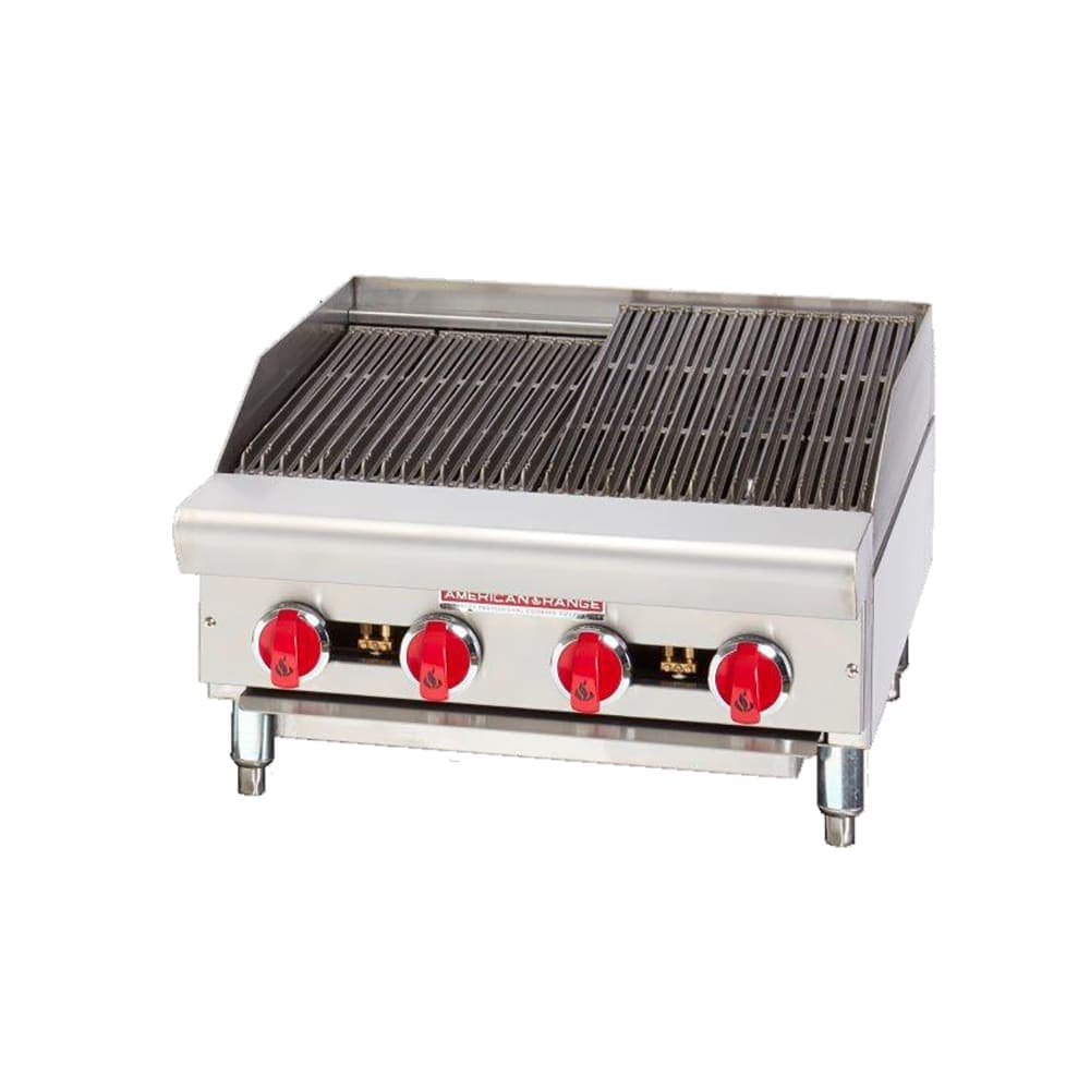 American Range ARSRB-24 24" Gas Charbroiler w/ Cast Iron Grates - Liquid Propane