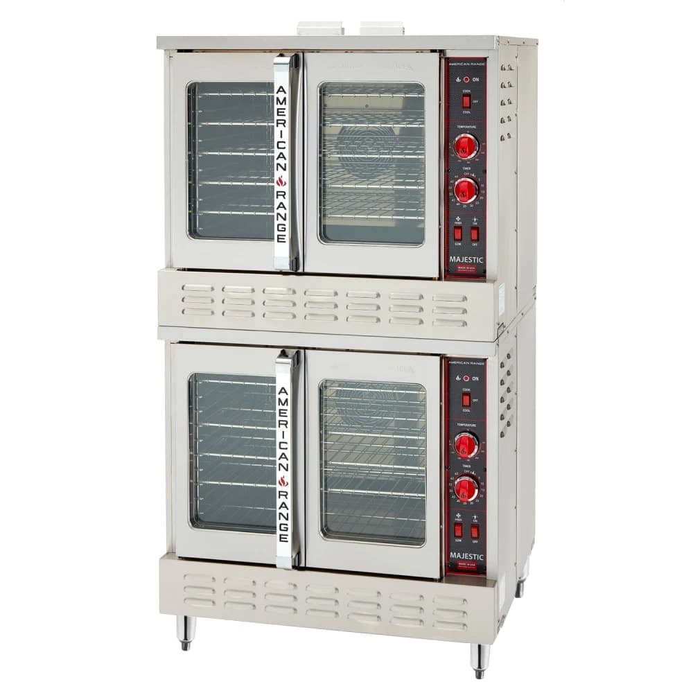 American Range ME-2 Bakery Depth Double Full Size Electric Convection Oven - 24kW, 208v/1ph