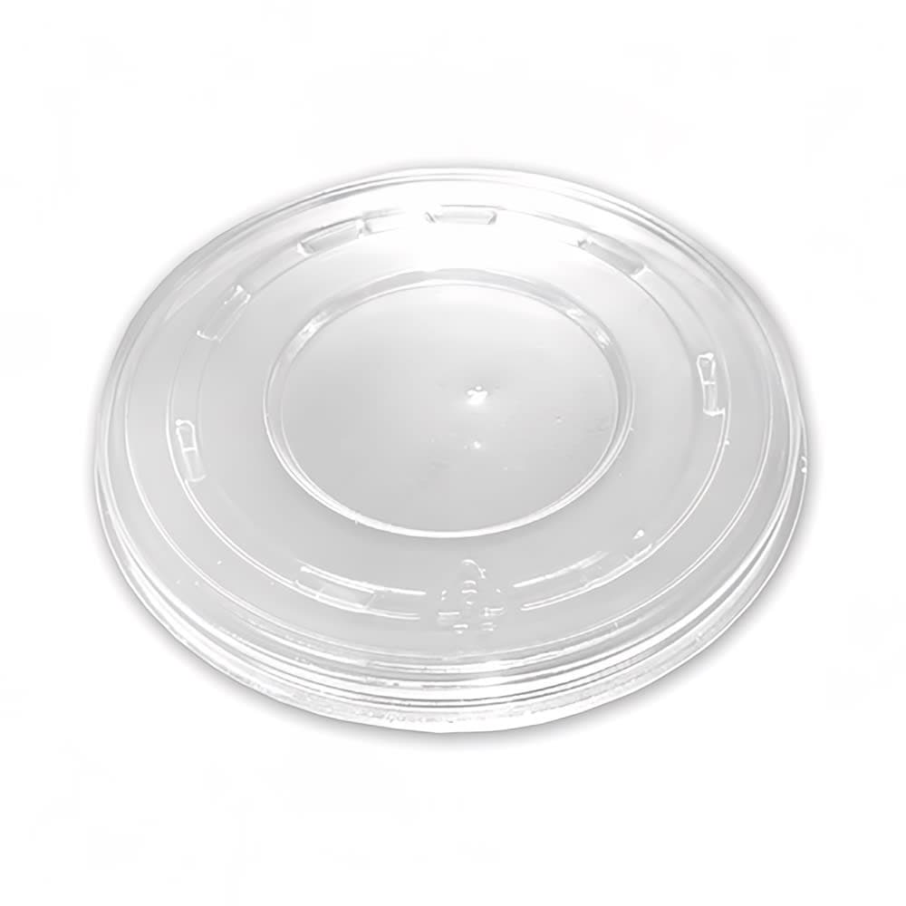 D&W Fine Pack Lid for 8 oz & 12 oz Hot/Cold Bowls - Polystyrene, Clear (CL265-120VH)