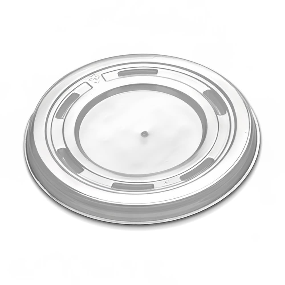 D&W Fine Pack Lid for 12 oz Hot/Cold Bowls - Polystyrene, Clear (CL265-121VH)