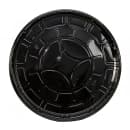 D&W Fine Pack 12" Disposable Catering Display Tray - PET, Black (CBRE12P) thumbnail 2