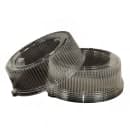 D&W Fine Pack 12" Dome Lid for Trays - PET, Clear (CLRE12P) thumbnail 2