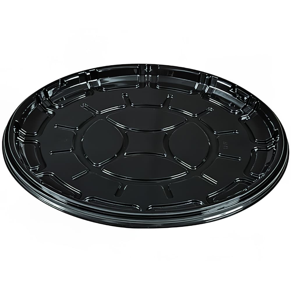 D&W Fine Pack 16" Disposable Catering Display Tray - PET, Black (CBRE16P)