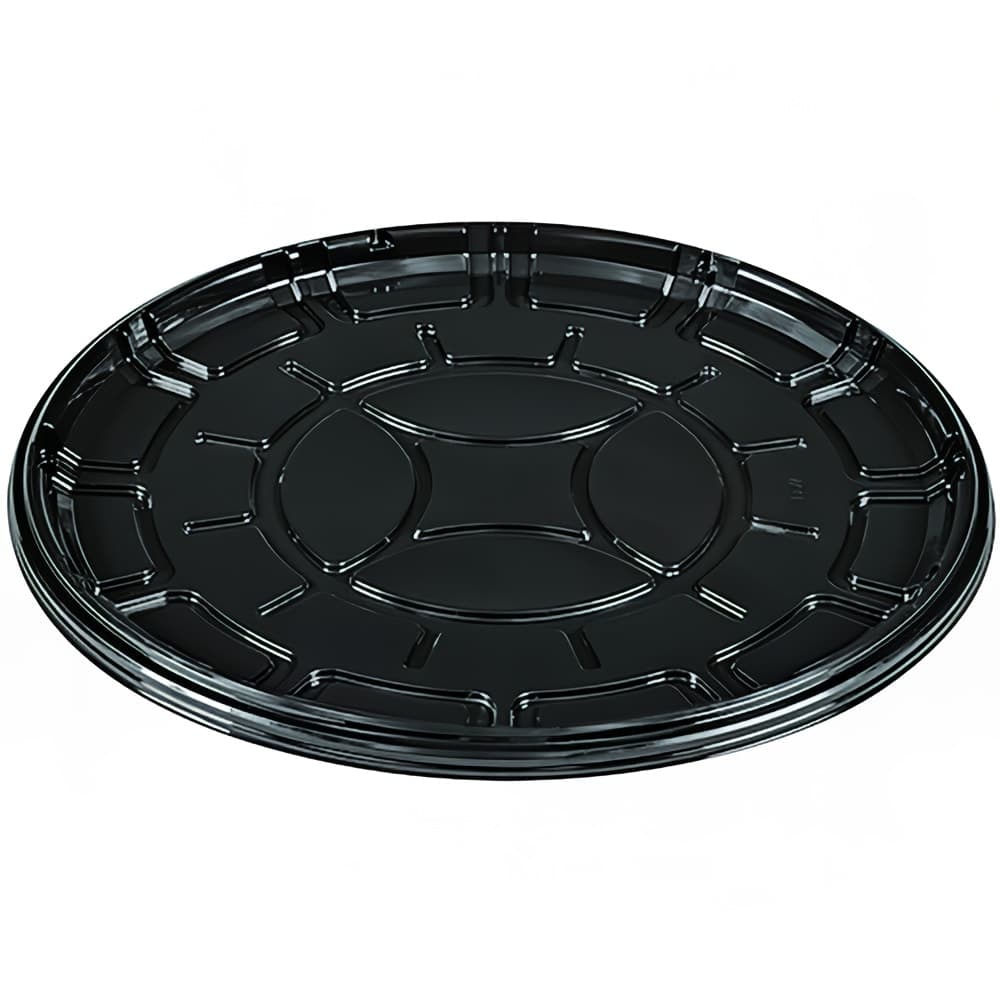 D&W Fine Pack 18" Disposable Catering Display Tray - PET, Black (CBRE18P)