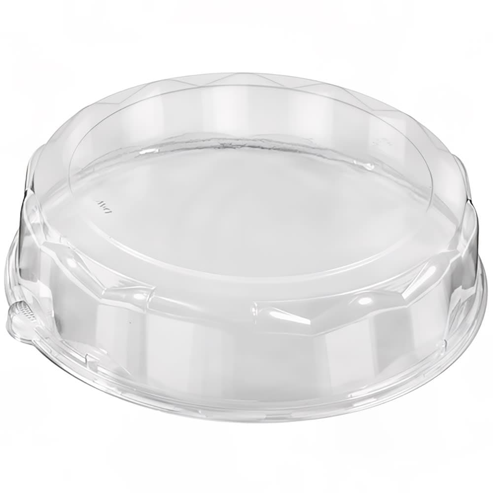 D&W Fine Pack 16" Dome Lid for Trays - PET, Clear (CLRP16P)