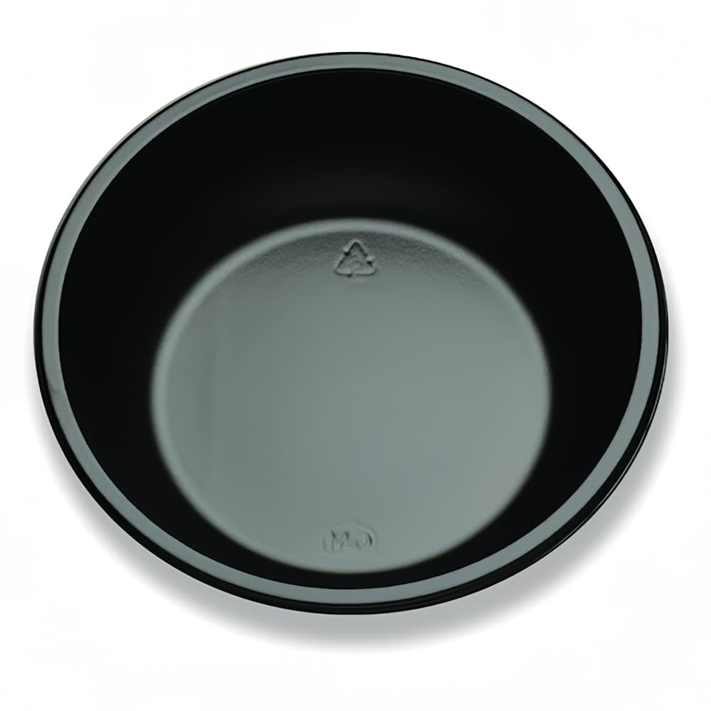 D&W Fine Pack 16 oz Bowl - Polystyrene, Black (CF725-160)