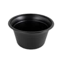 D&W Fine Pack 8 oz Bowl - Polystyrene, Black (CF755-080) thumbnail 3
