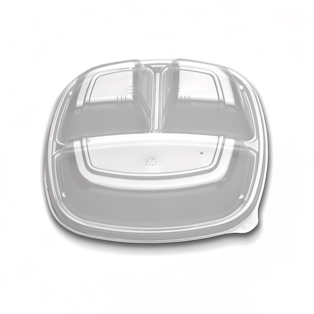 D&W Fine Pack 9" Dome Lid - Polystyrene, Clear (CL213-0993C-1)