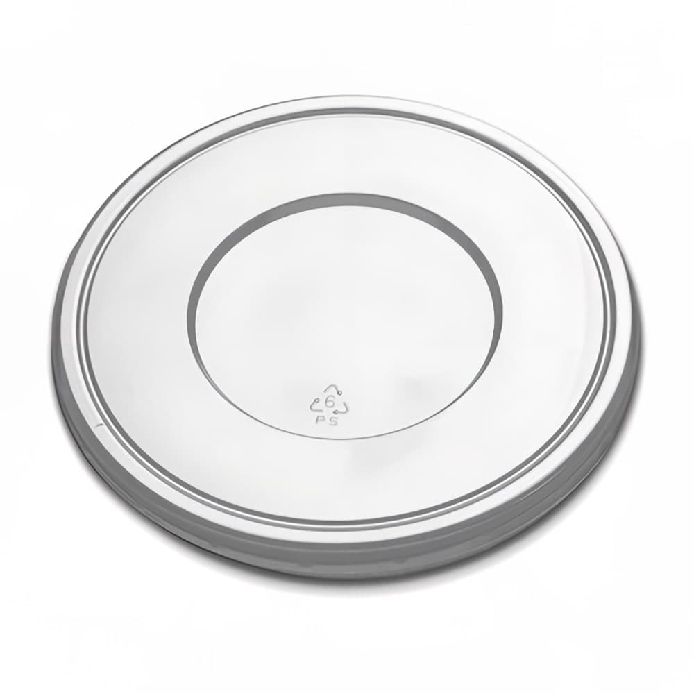 D&W Fine Pack Lid for 32oz Hot/Cold Bowls - Polystyrene, Clear (CL265-320OP)